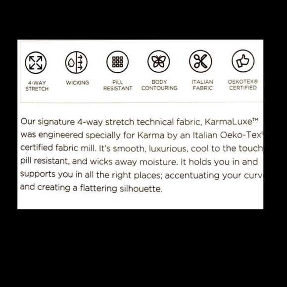 NEW Karma Sports mesh tank top yoga training running sheer camisole bla - Picture 5 of 7